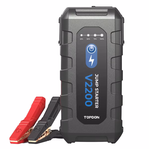 Booster TOPDON V2200 2200A pour batterie 12V – démarrage voiture et powerbank 16000mAh