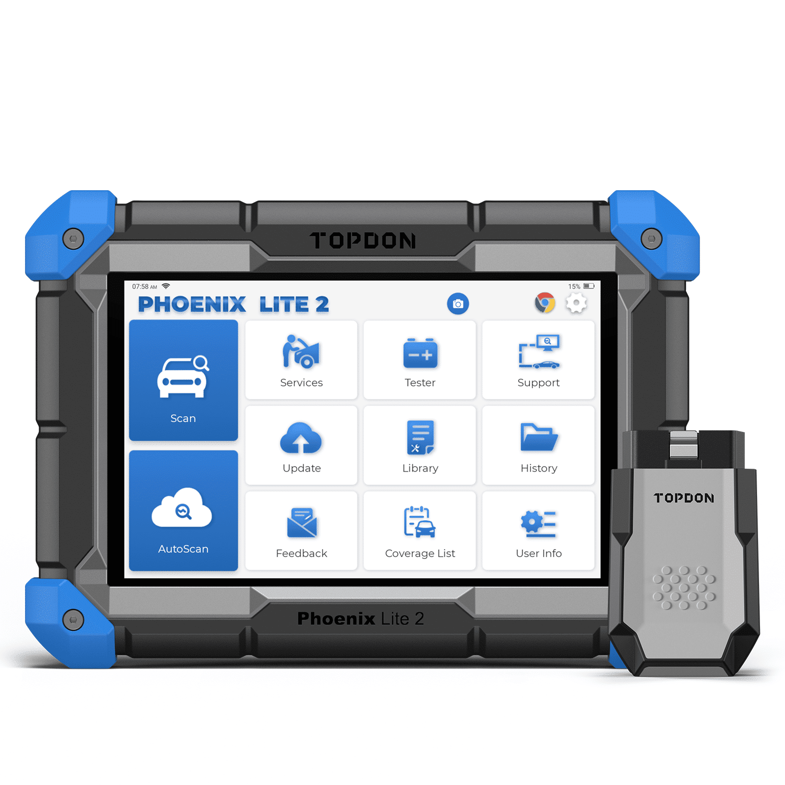 Valise diagnostic auto multimarque professionnelle iCarsoft CR Full Pro  (upgrade 2021)