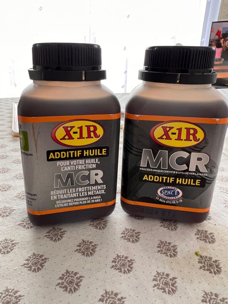 MCR de X1R un additif hyperlubrifiant pour votre huile moteur. 250ml