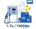 Illustration consommation AdBlue avec pompe et bidons 5L et 10L - MyLittleGarage