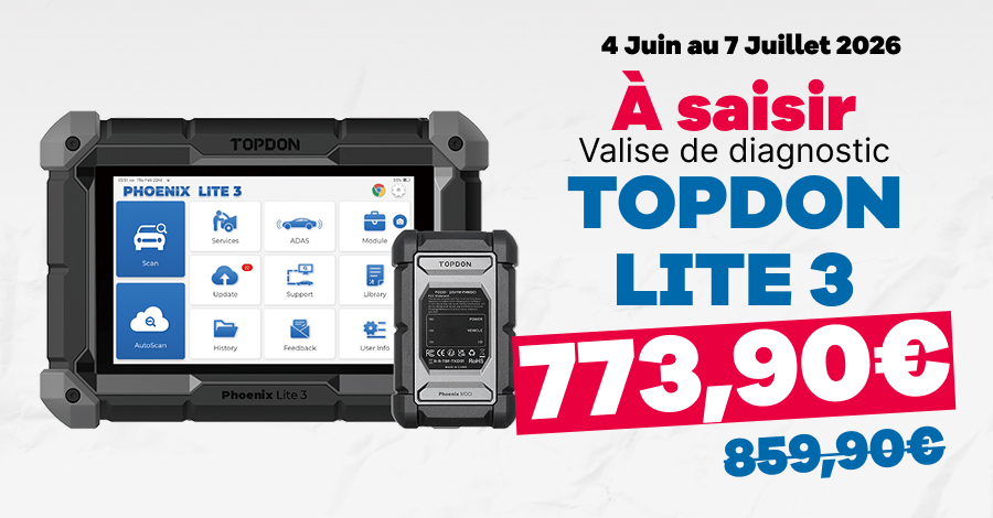 TOPDON OFFRE juillet 2026