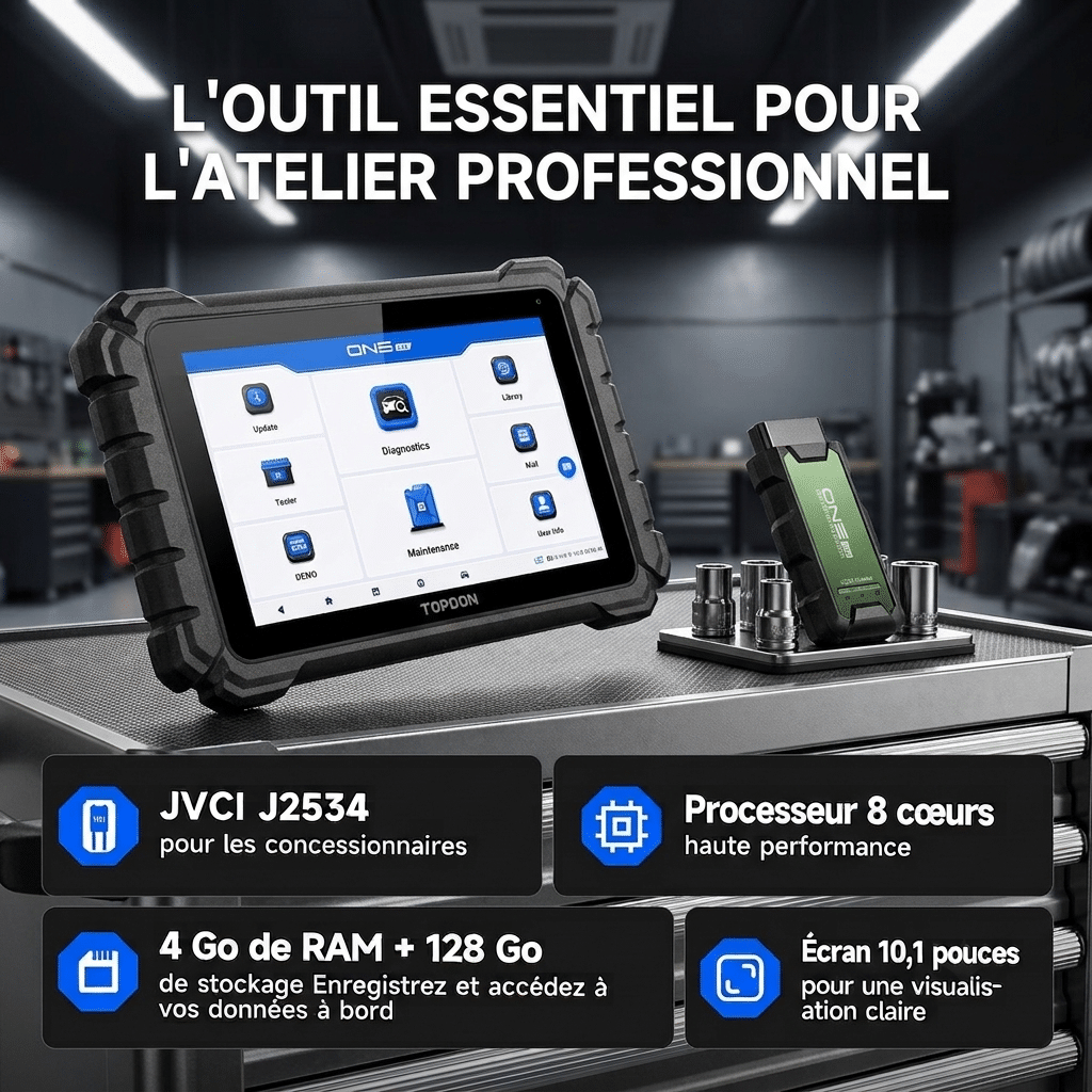 Valise de diagnostic multimarques TOPDON ONE LITE